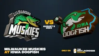 Milwaukee Muskies at Iowa Dogfish August 5 2023