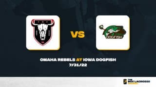 Omaha Rebels at Iowa Dogfish July 31 2022