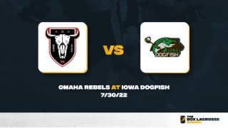 Omaha Rebels at Iowa Dogfish July 30 2022