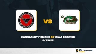 Kansas City Smoke at Iowa Dogfish August 13 2022